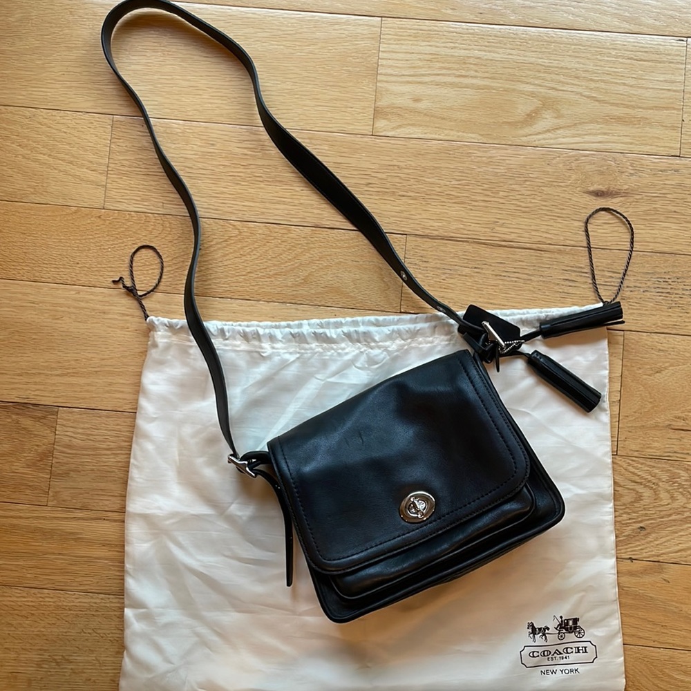 NWOT Black Coach Crossbody